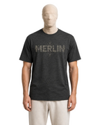 Merlin Art Deco T-Shirt — Geometric Typography