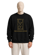 Time Rewards Effort Sweatshirt — Gold Hourglass