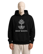 Deep Roots Hoodie — Tree Illustration, Grounded