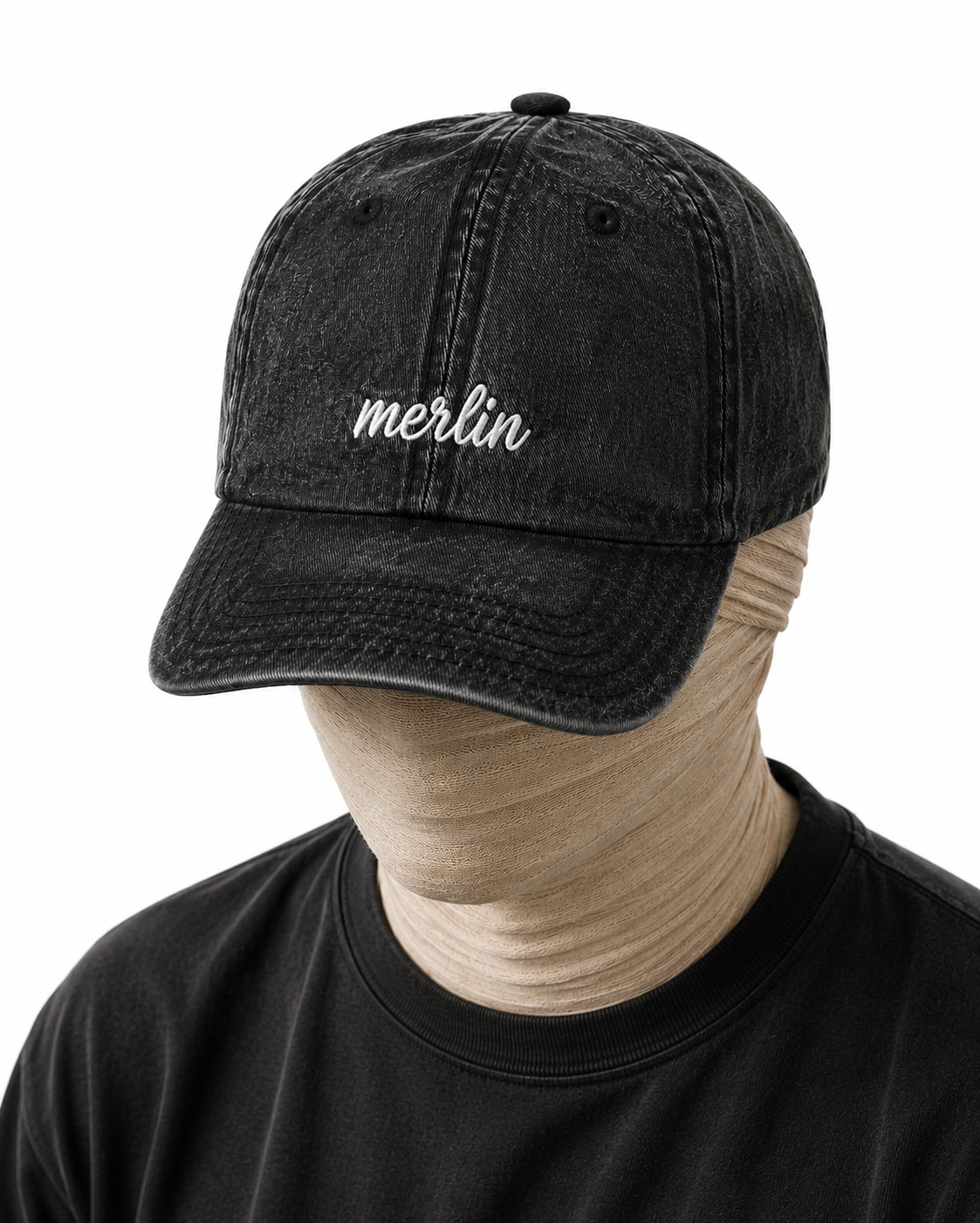 Merlin Vintage Twill Cap — Script Embroidery