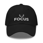 Embroidered dad hat with white antler logo — Merlin Fashion