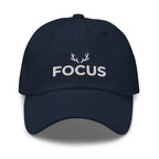 Embroidered dad hat with white antler logo — Merlin Fashion