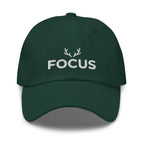 Embroidered dad hat with white antler logo — Merlin Fashion