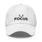 Embroidered dad hat with black antler logo — Merlin Fashion