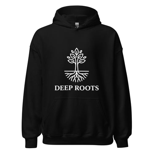 Tree hoodie — Deep Roots illustration, Merlin Fashion