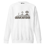 Botanical nature sweatshirt — Grown Not Given black roots, Merlin Fashion