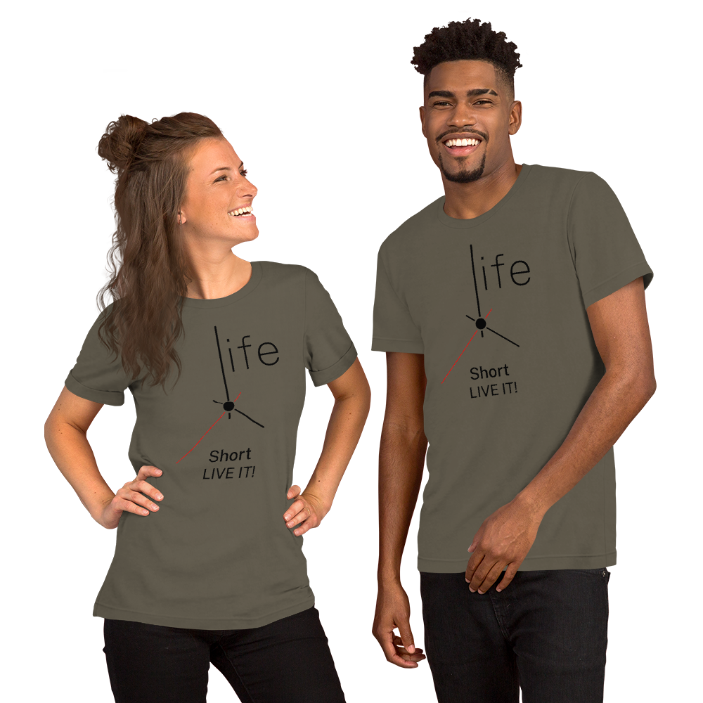 Merlin Unisex life short live it t-shirt .