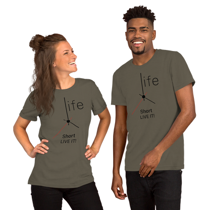 Merlin Unisex life short live it t-shirt .