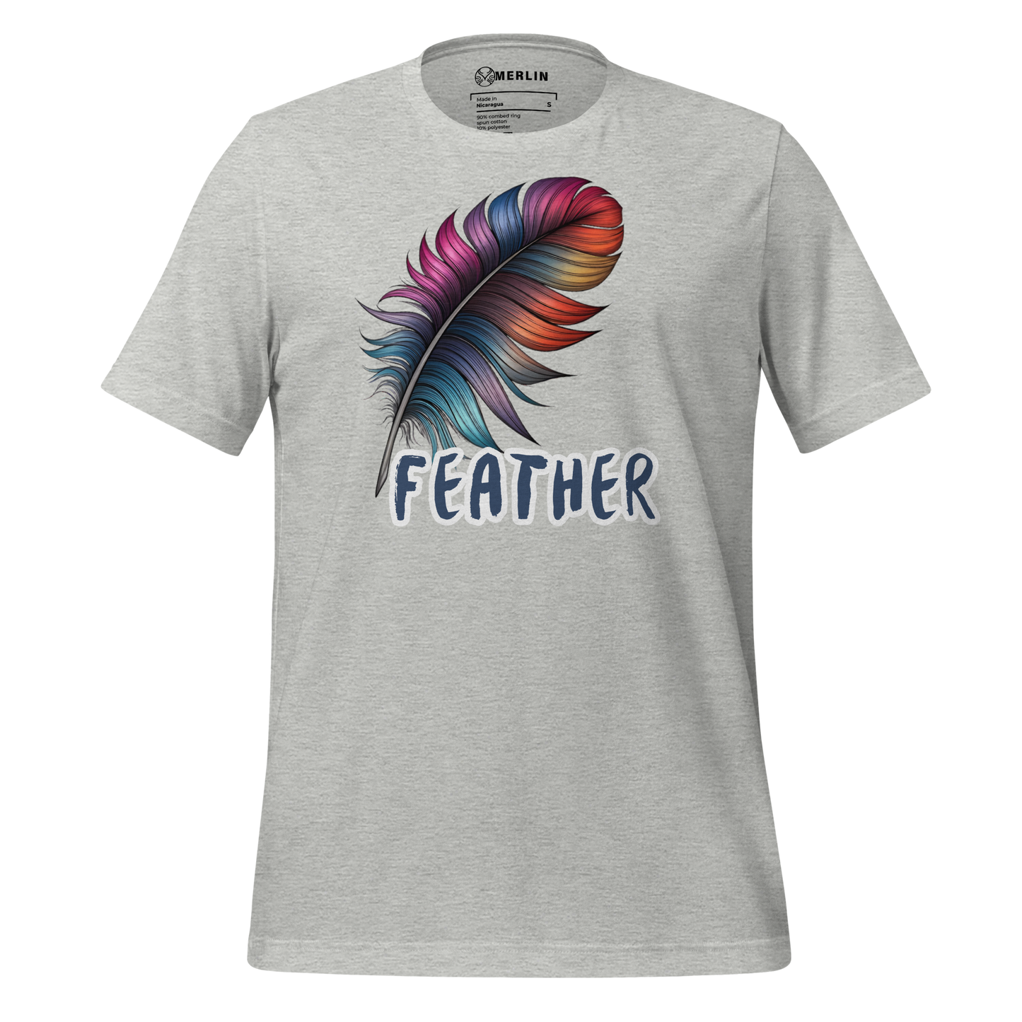 Merlin Unisex Feather t-shirt.