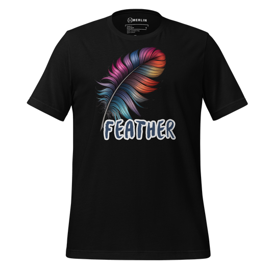 Merlin Unisex Feather t-shirt.