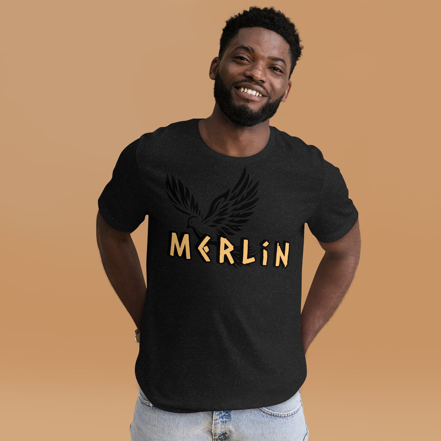 Merlin’s SIGNATURE Tee – Winged Identity Shirt.