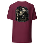 Cottagecore moonlit forest t-shirt — Stay Wild, black, Merlin Fashion