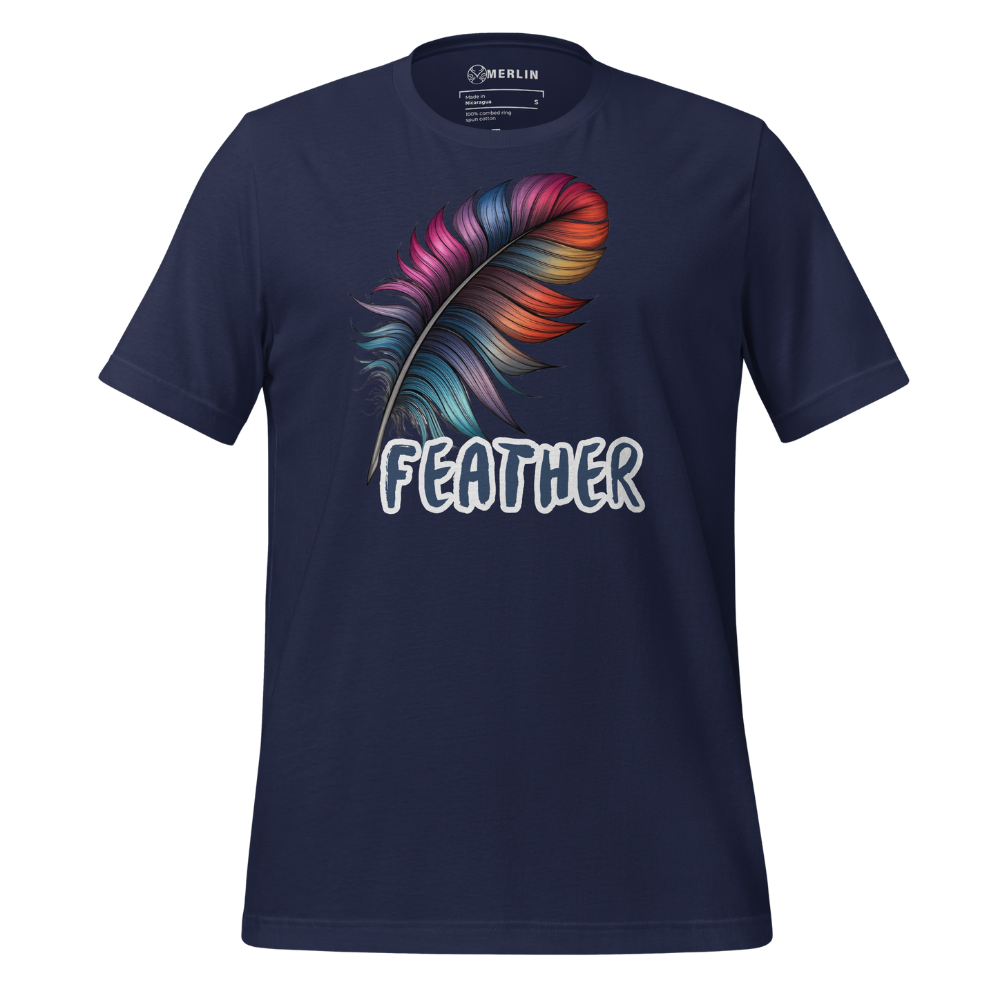 Merlin Unisex Feather t-shirt.