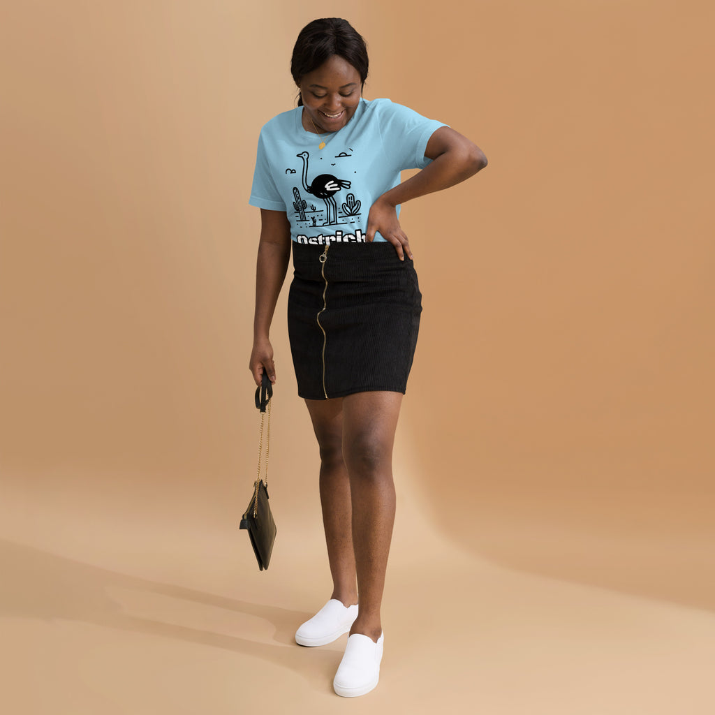 OSTRICH VIBE Tee – Bold Bird Graphic Shirt