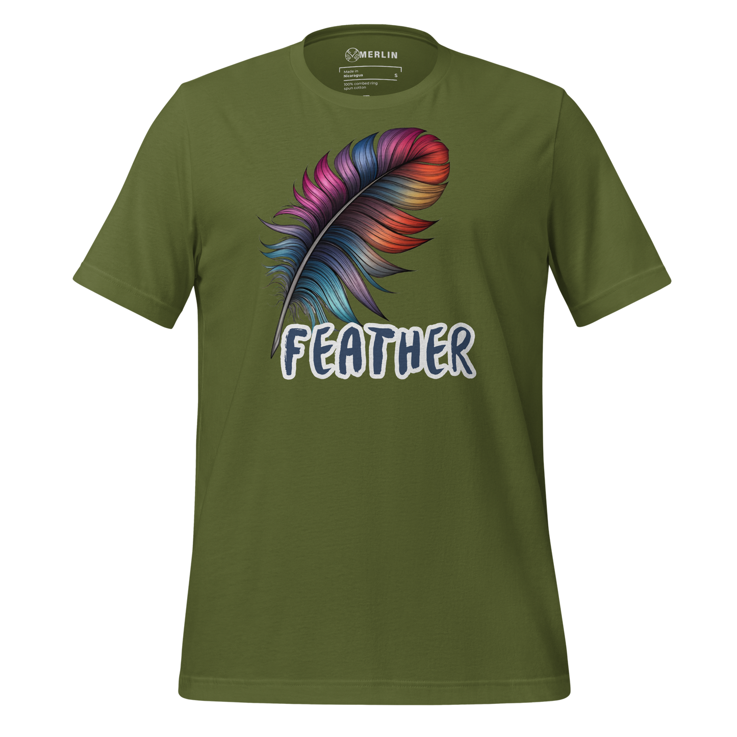 Merlin Unisex Feather t-shirt.