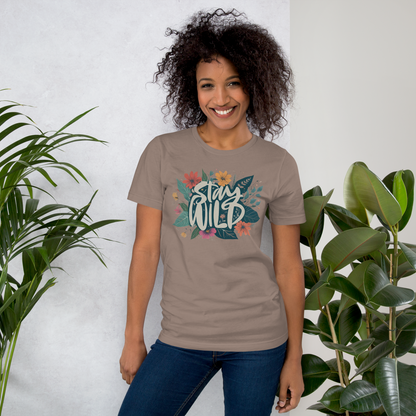 Merlin Unisex stay wild t-shirt.