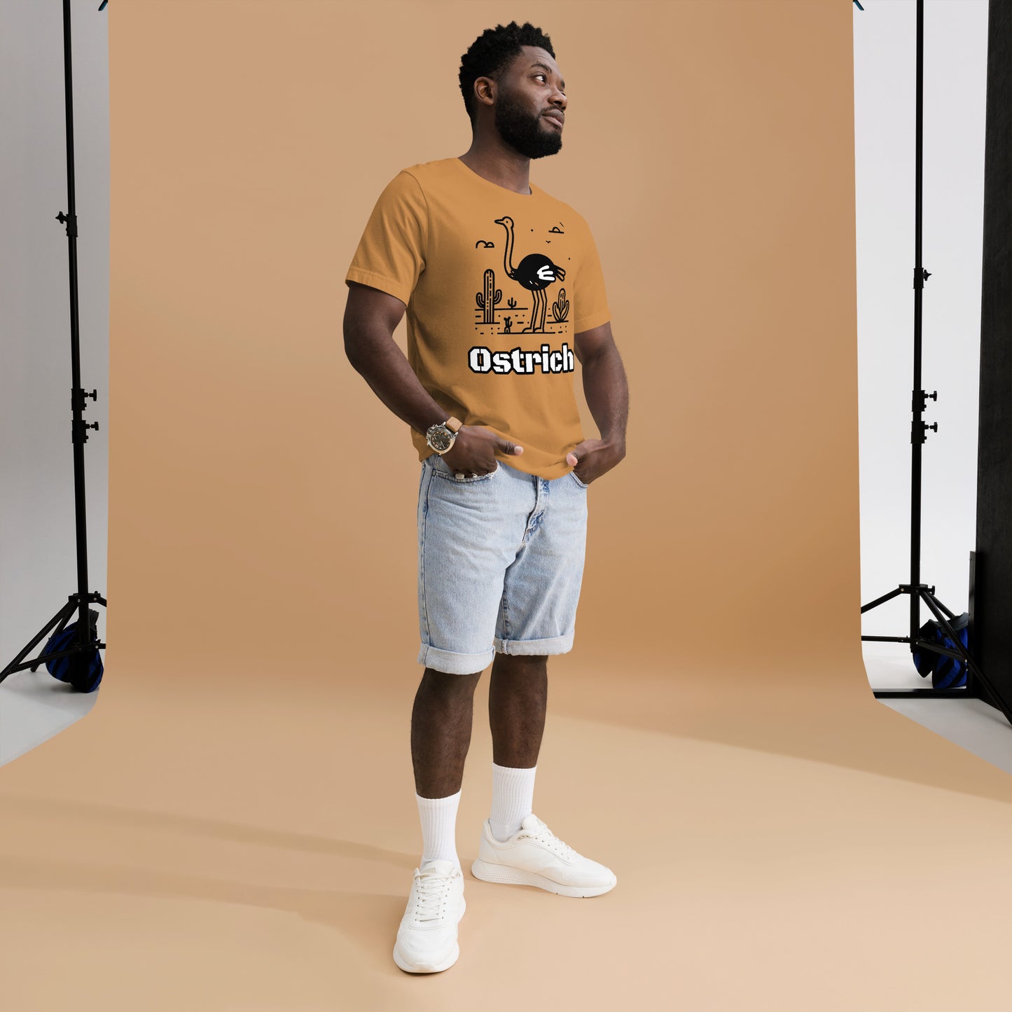OSTRICH VIBE Tee – Bold Bird Graphic Shirt