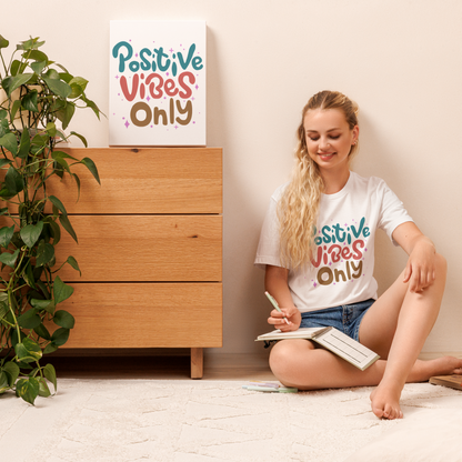 Merlin Unisex positive vibes t-shirt.