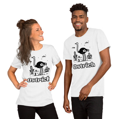 OSTRICH VIBE Tee – Bold Bird Graphic Shirt